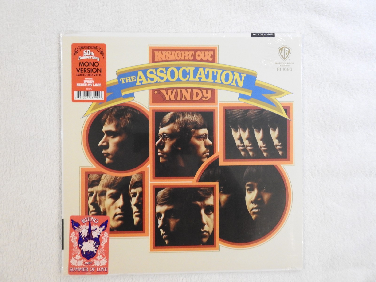 The Association “Insight Out” BRAND NEW 50th Anniversary MONO RED Vinyl LP!