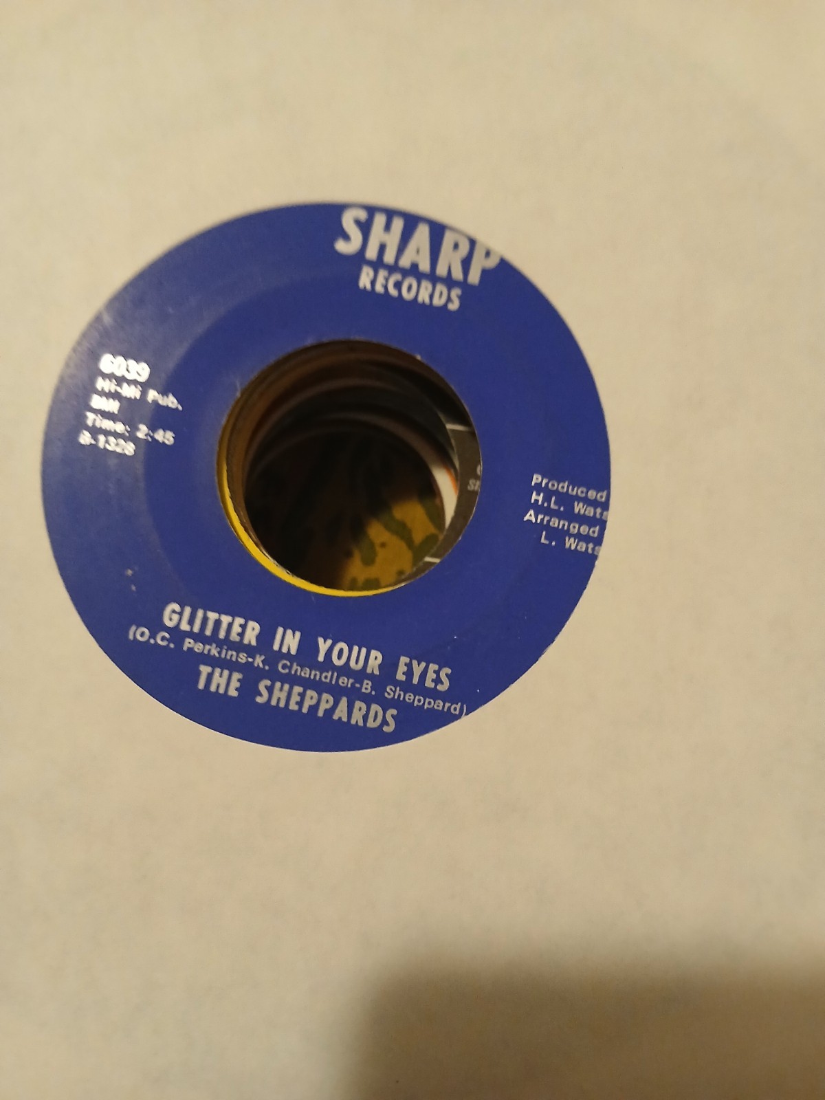 THE SHEPPARDS 45 GLITTER IN YOUR EYES / WHATS THE NAME OF THE GAME