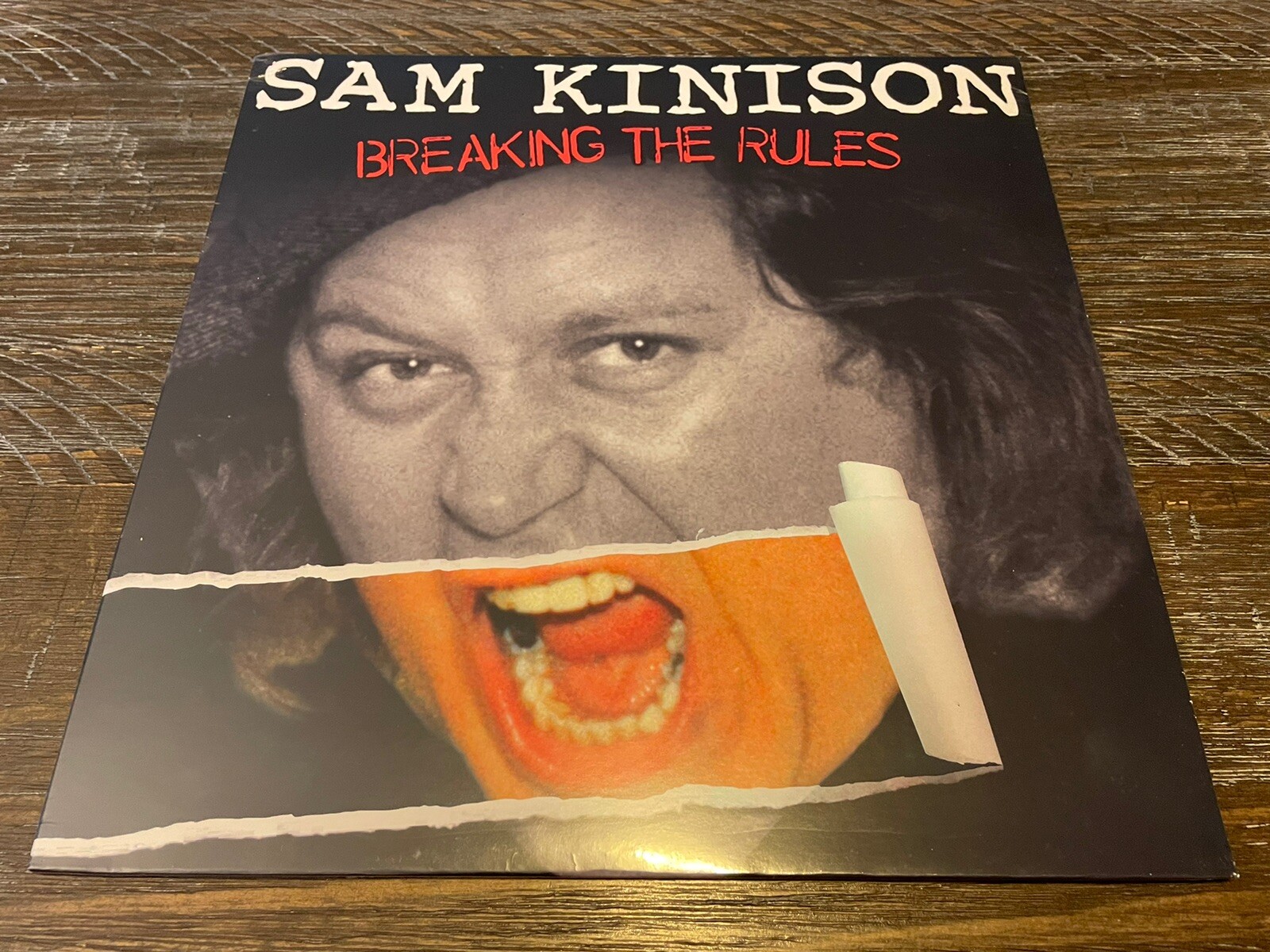 Sam Kinison “Breaking The Rules” LP (Vinyl, Comedy Dynamics) *DAMAGED JACKETS*