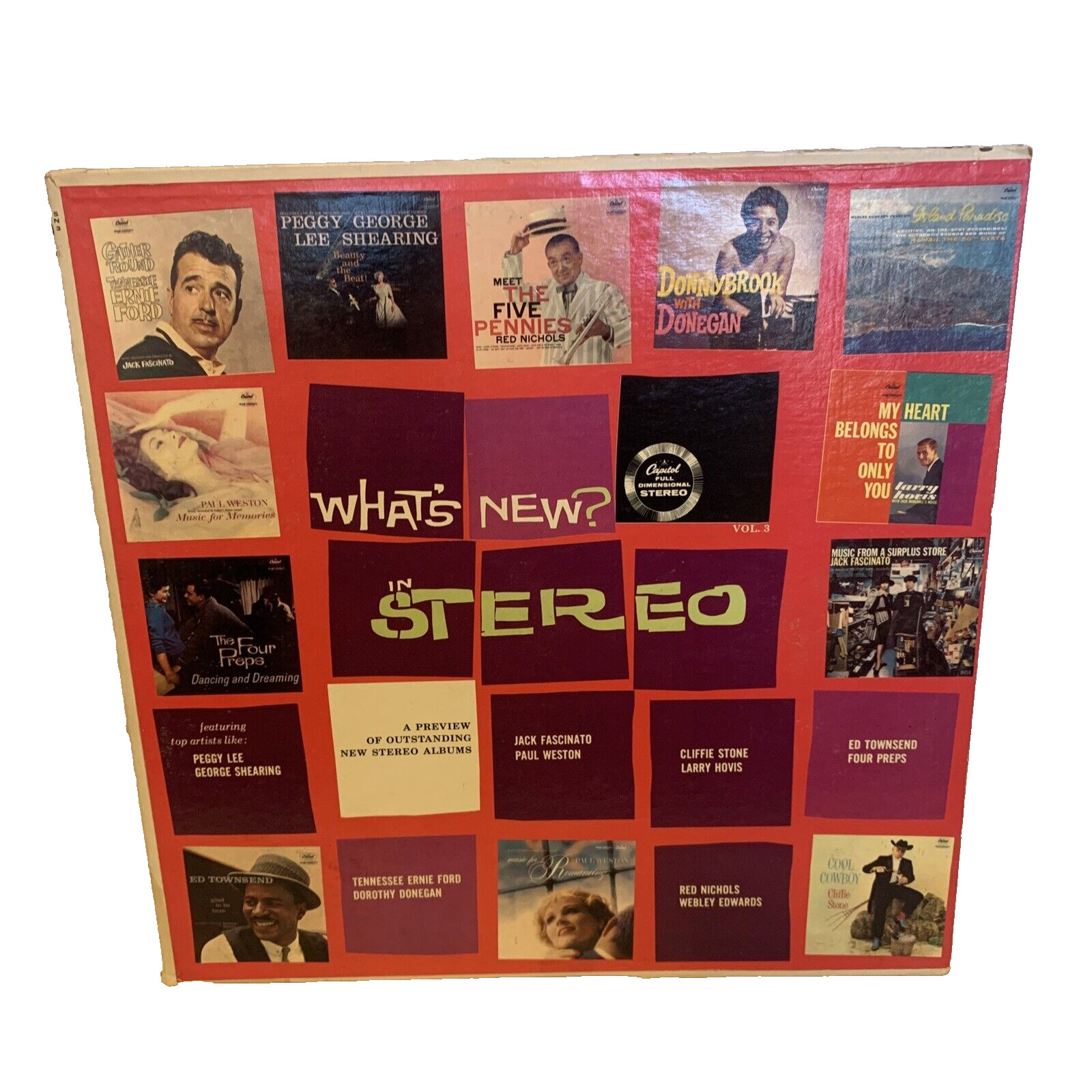 Various What’s New? Vol. 3 (Vinyl, 1959) Capitol SN3 VG LP Record Album