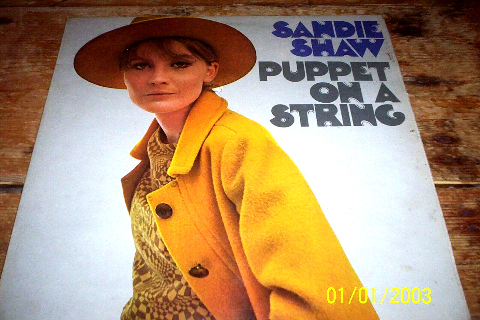 SANDY SHAW ( PUPPET ON A STRING ) ORIG 1967 U.K. Mono PYE Records VINYL LP NM-