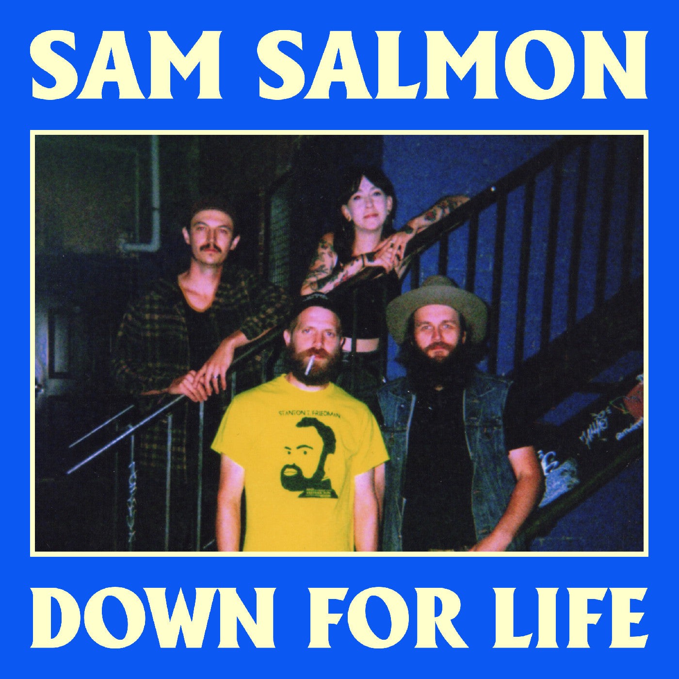 Sam Salmon – Down For Life (BLUE VINYL) – COUNTRY *NEW/COLOR*