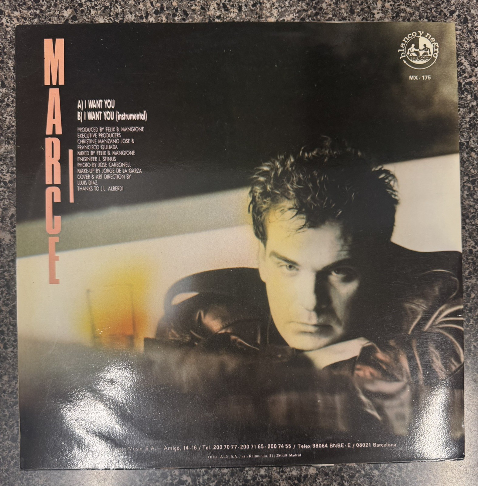 Marce – I Want You 12″ RARE ITALO DISCO LP FIRST PRESS 1987 SPAIN