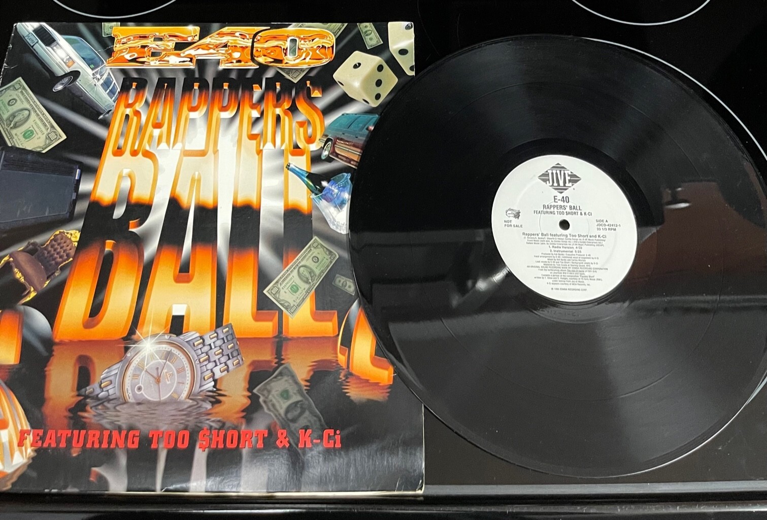 E-40 Ft Too Short – Rappers Ball OG Press 12″ PROMO In Picture Cover VG+/VG+