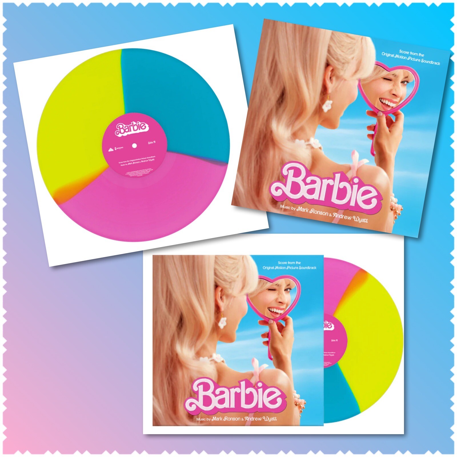 Barbie The Movie Official Soundtrack Score Vinyl LP Rollerblade Barbie Variant