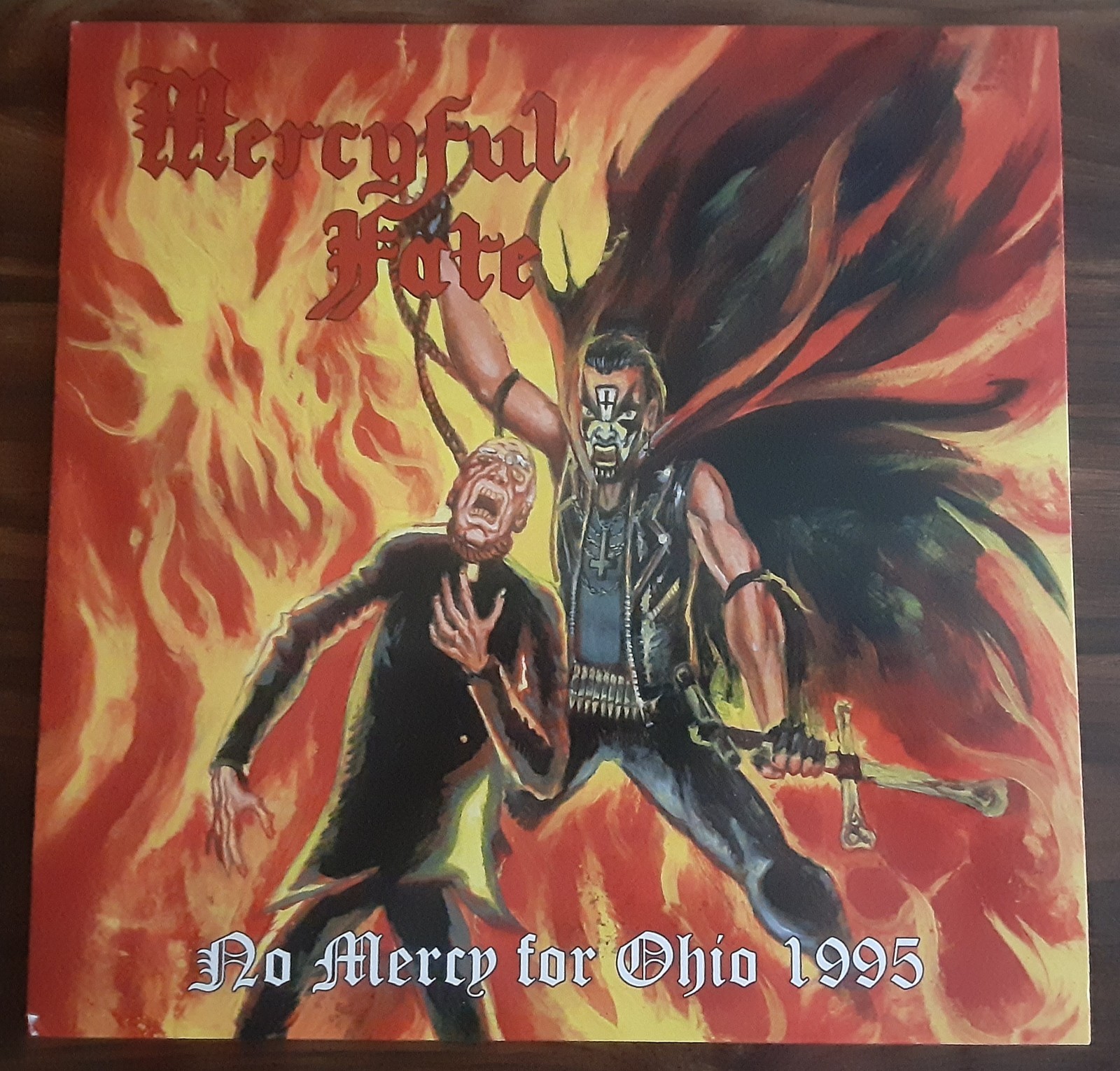 MERCYFUL FATE No Mercy For Ohio 1995 Live 2 LP’S Green/Blue Swirl King Diamond