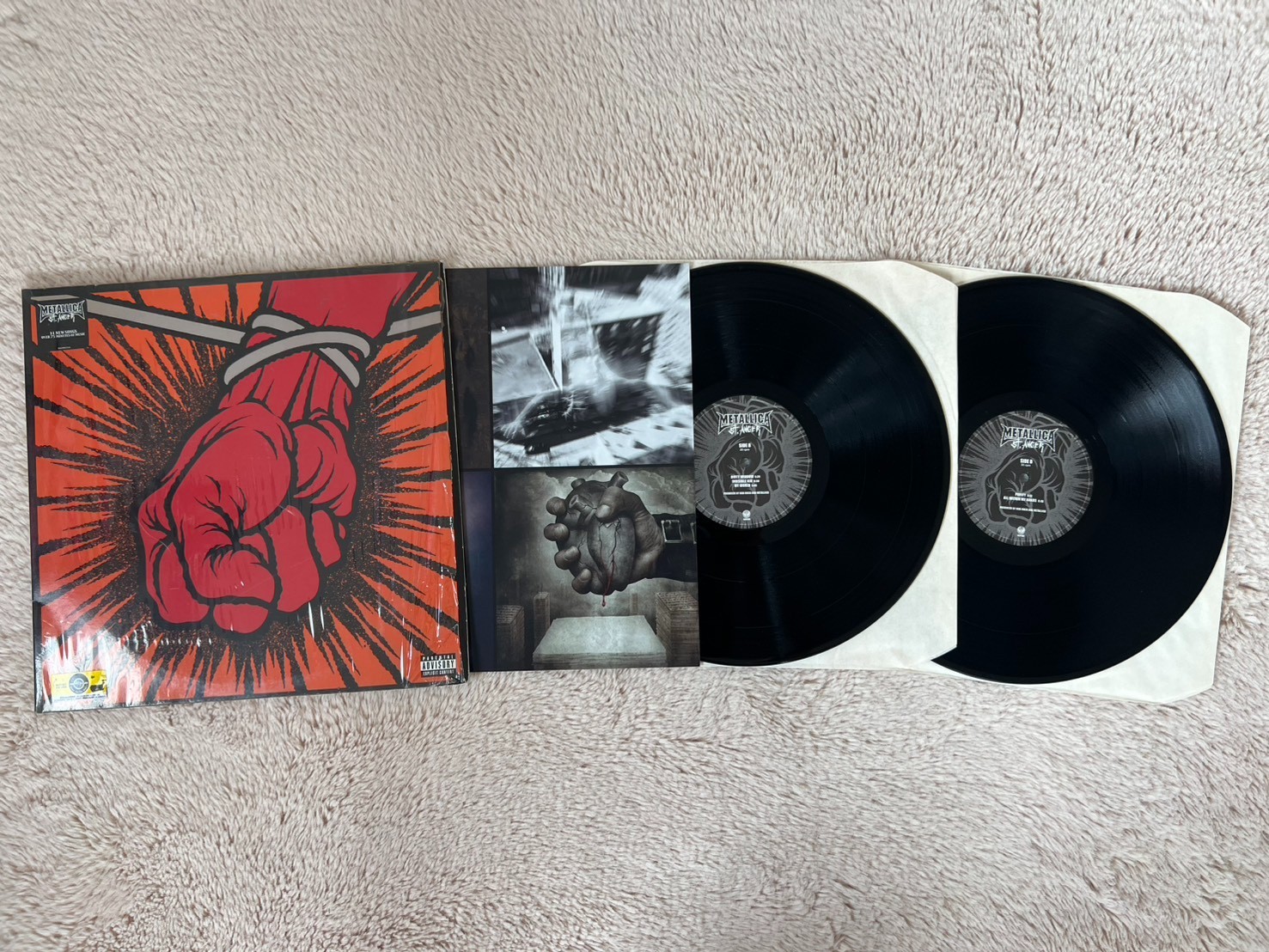 METALLICA St Anger 2LP 2003 1st PRESS Vertigo EUROPE Hype Sticker RARE in SHRINK