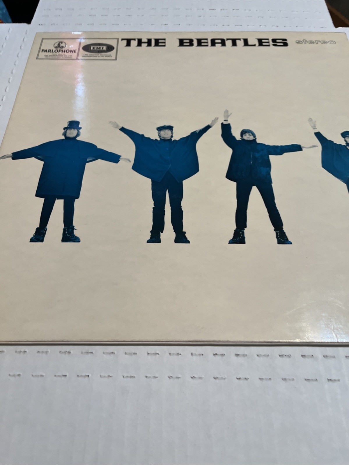 The Beatles “HELP ” Vinyl UK Parlophone Version PCS3071 YEX168 STEREO