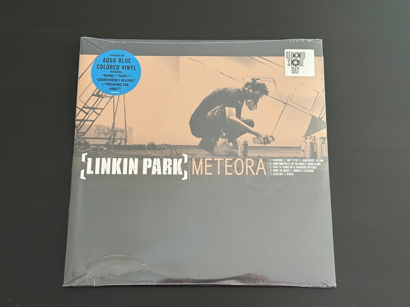 Linkin Park Meteora LP Aqua Blue Vinyl Record (RSD 2021) Sealed