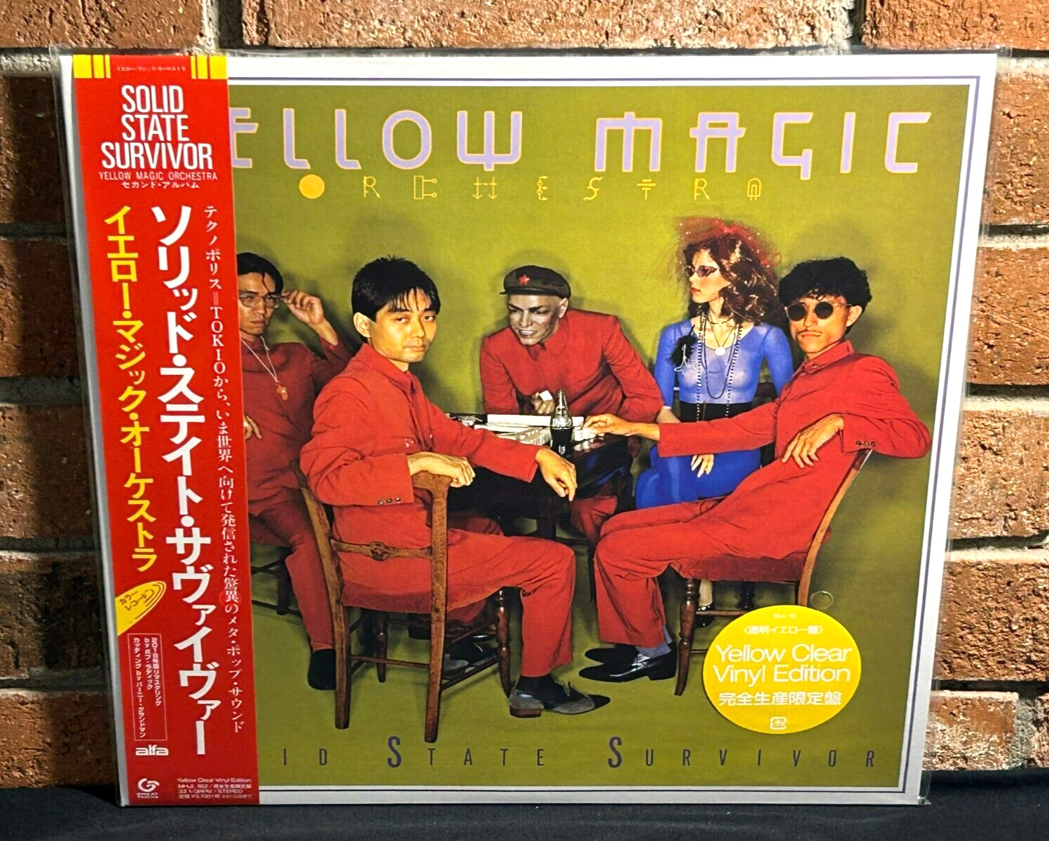 YELLOW MAGIC ORCHESTRA – Solid State Survivor, Ltd YELLOW COLOR VINYL LP New!