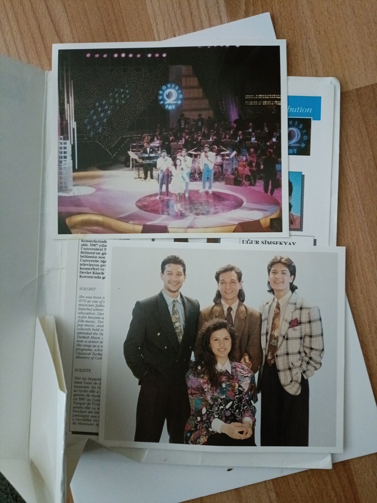 EUROVISION TUR92 AYLIN VATANKOS PRESS PACK + 7″
