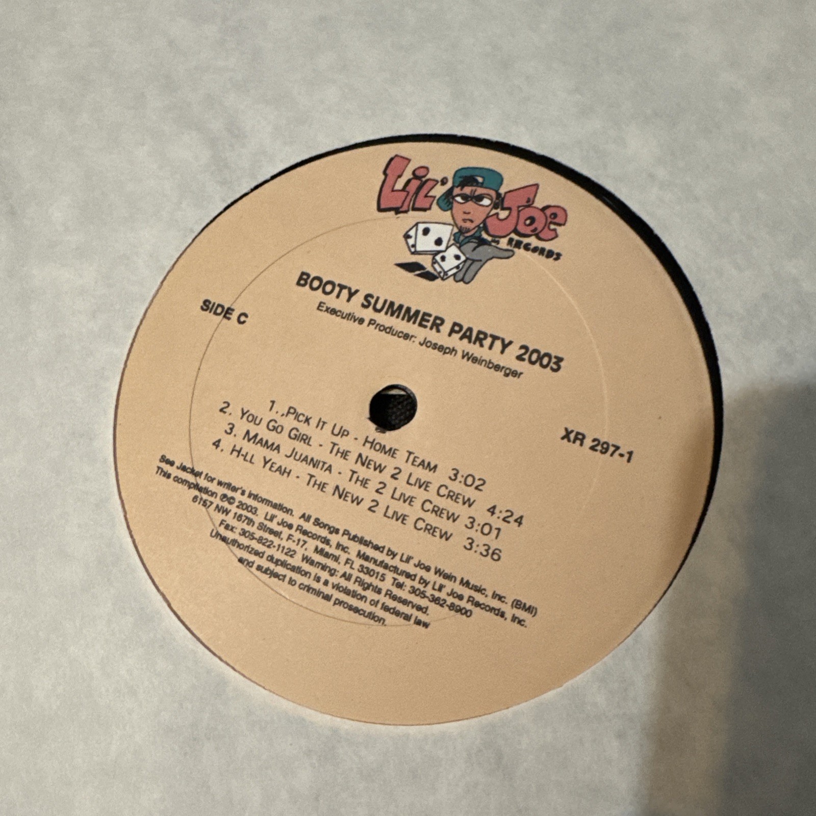 Booty Summer Party 2003 Dancehall Reggae DJ Compilation 12” Vinyl Do Wah Diddy
