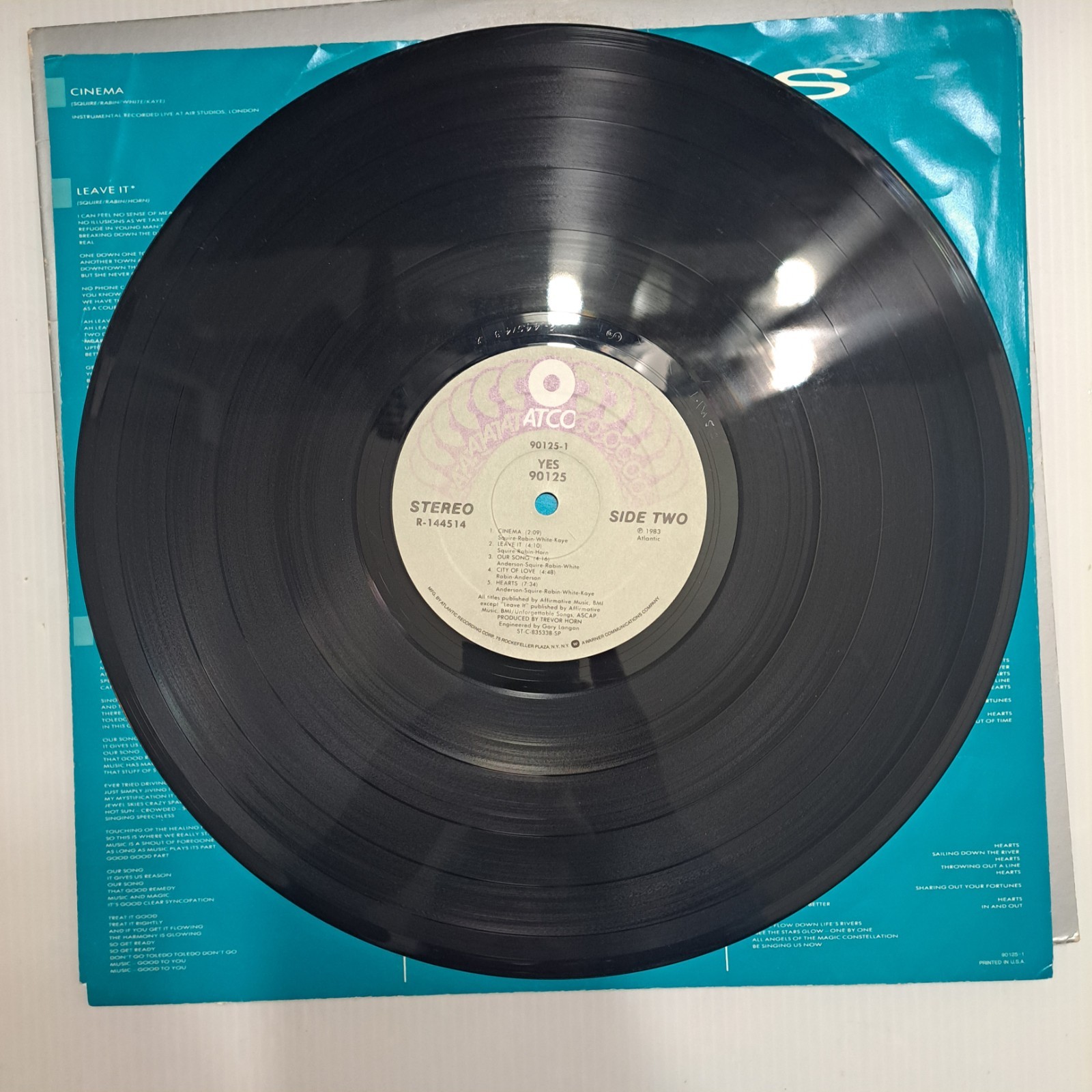 YES -90125 LP ATCO 1983 OWNER OF A LONELY HEART