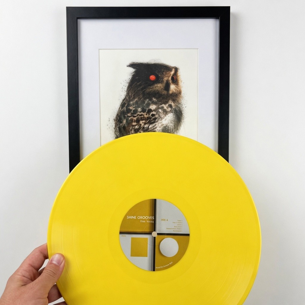 Free Waltz by Shine Grooves 12″ Limited Edition Yellow LP