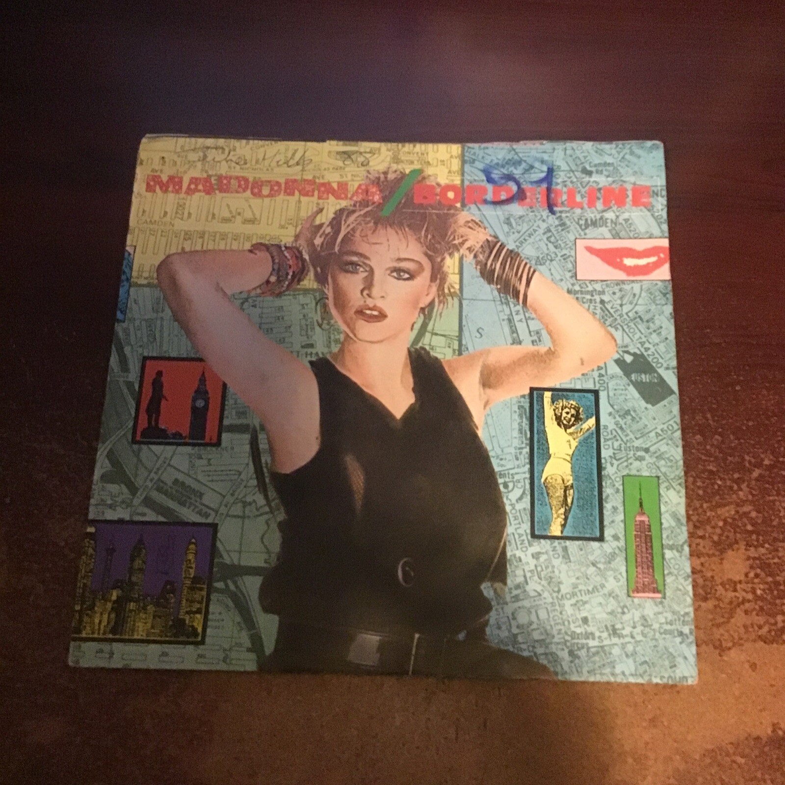 BORDERLINE 7 ” VINYL SINGLE MADONNA POP BIRTHDAY CHRISTMAS