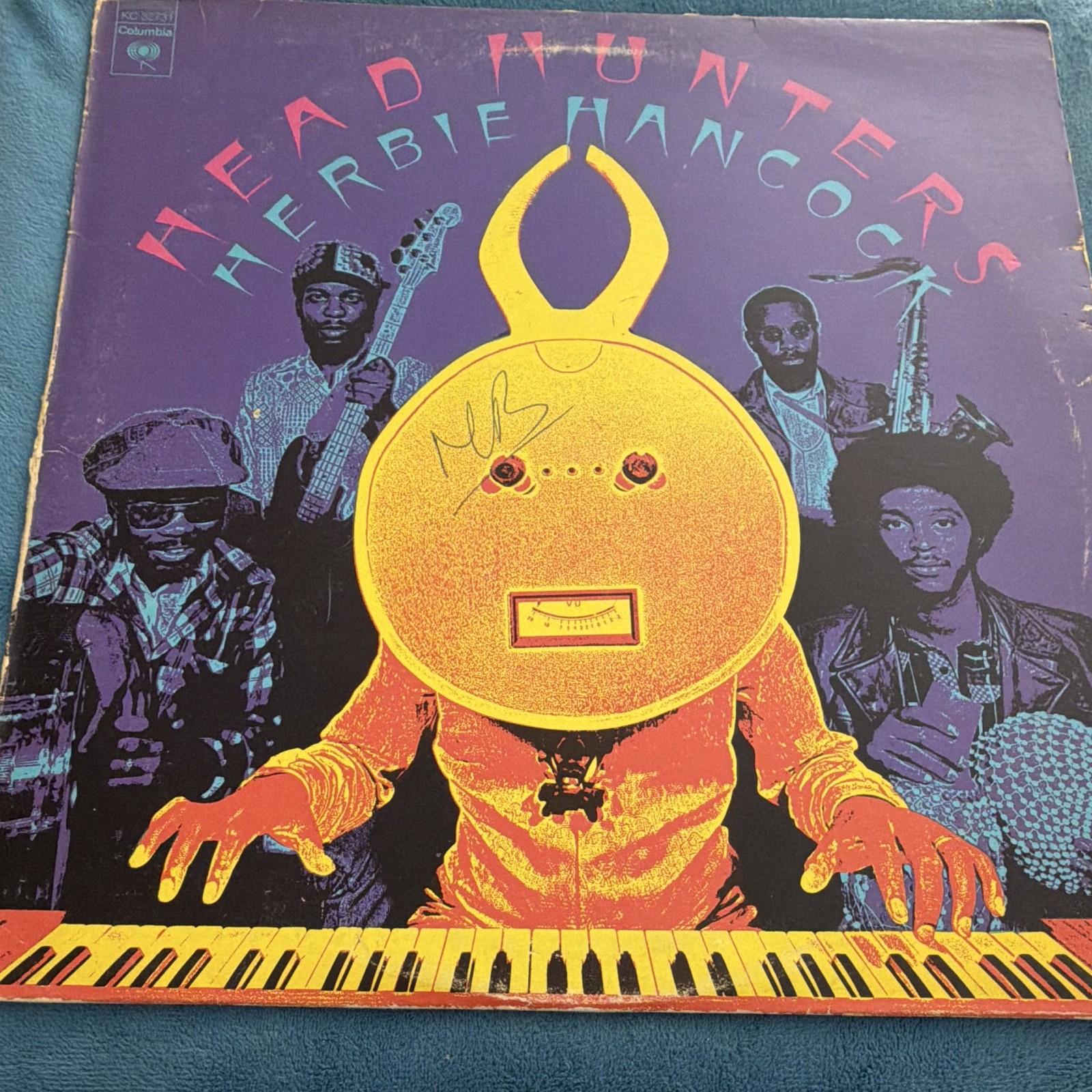 Herbie Hancock Head Hunters vinyl Record Album LP KC 32731 – 1973 Jazz Funk