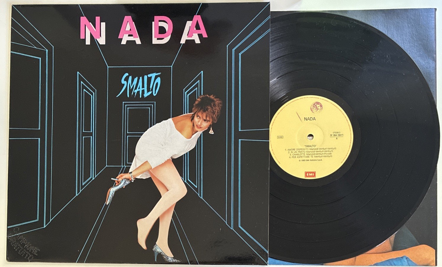 NADA Smalto LP – EMI – Italy — VG++ | europop — RARE
