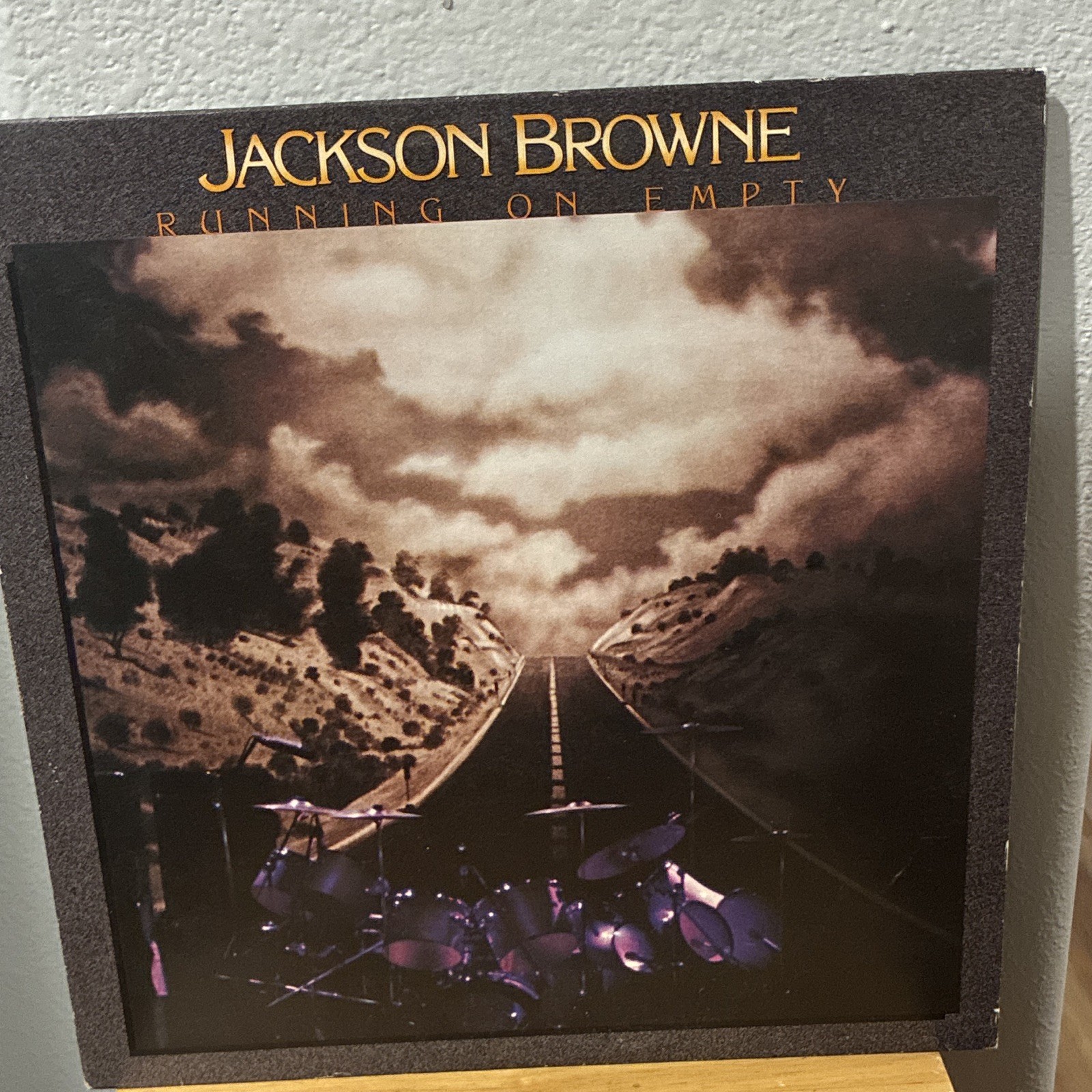 Jackson Browne LP Running On Empty Asylum Records 12″ Rock Vinyl Sleeve