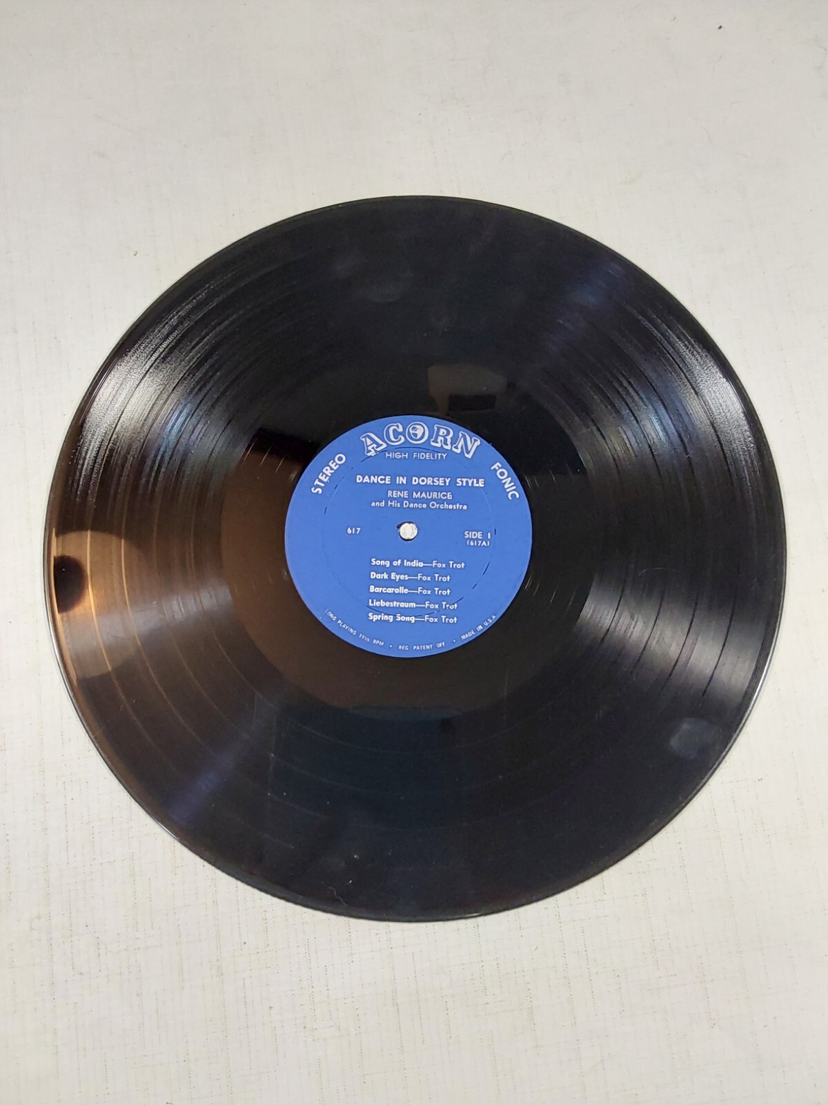 Hudson Dance Orchestra Led By Jud Judson Dorsey Dance Style 33RPM Record