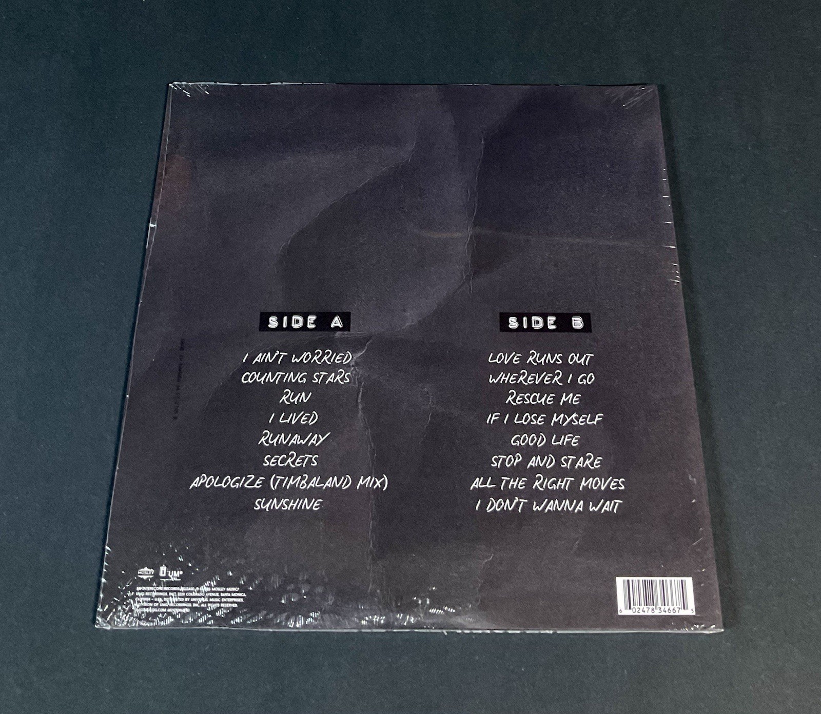 OneRepublic – The Collection LP On Vinyl Indie Pop/Rock Greatest Hits