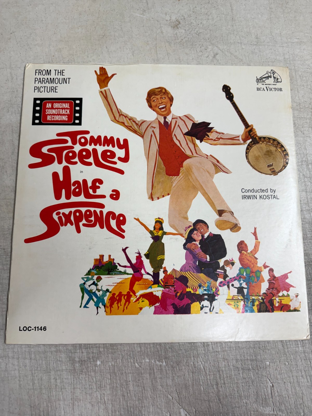 Tommy Steele Half A Sixpence Original Soundtrack Vinyl LP RCA Victor LOC-1146