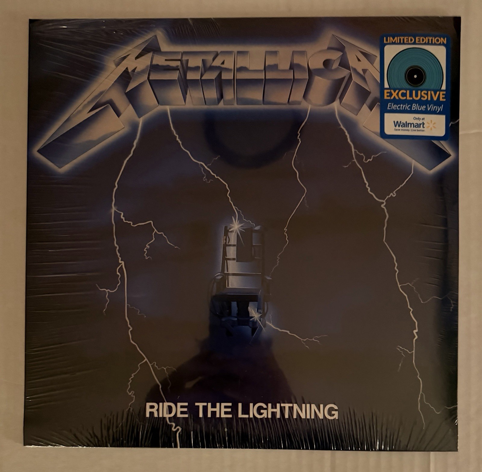 Metallica – Ride The Lightning – Electric Blue Vinyl – New & Sealed