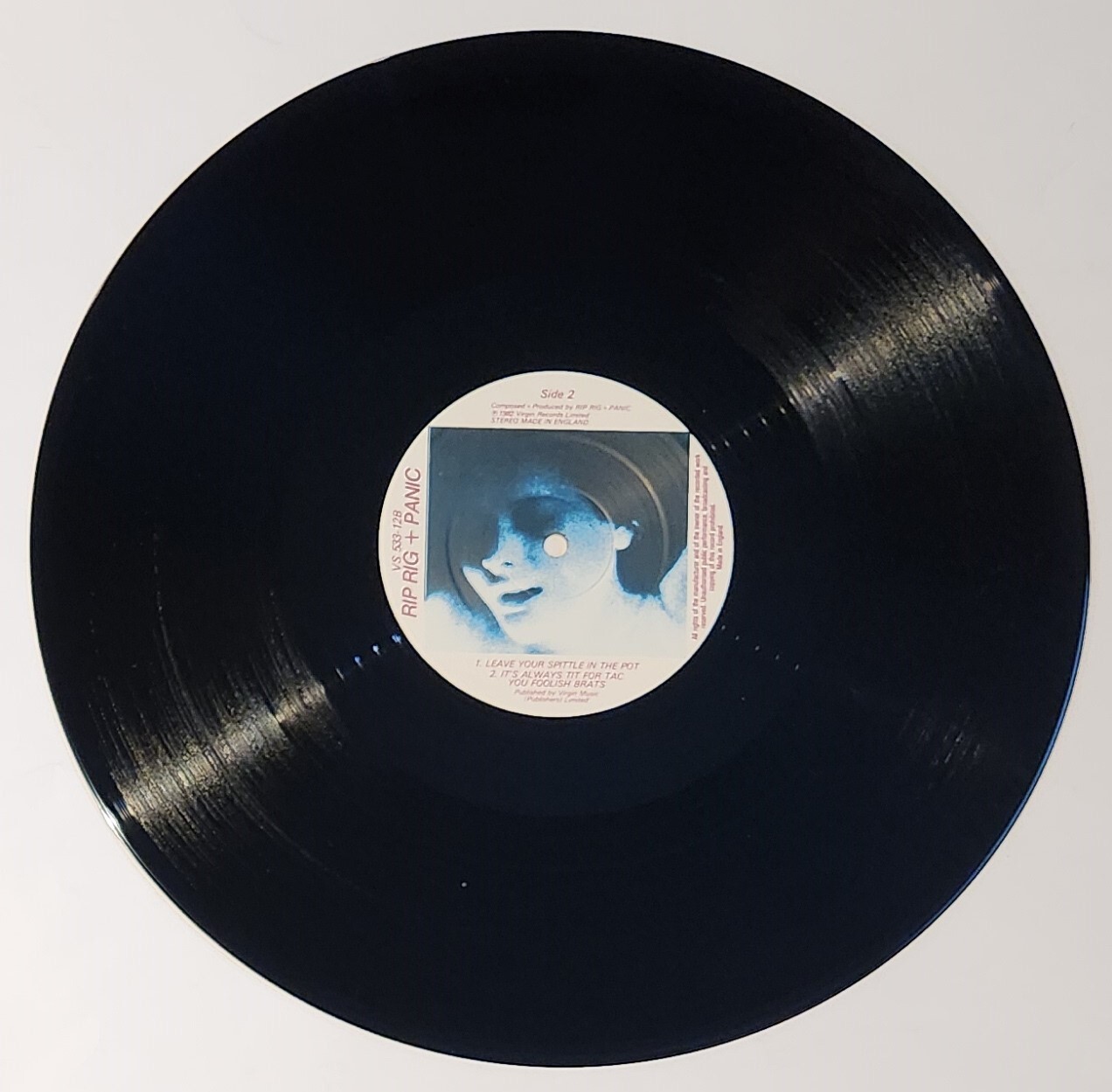 Rip Rig + Panic – Storm The Reality 12″ EP UK Asylum Virgin VS 533-12