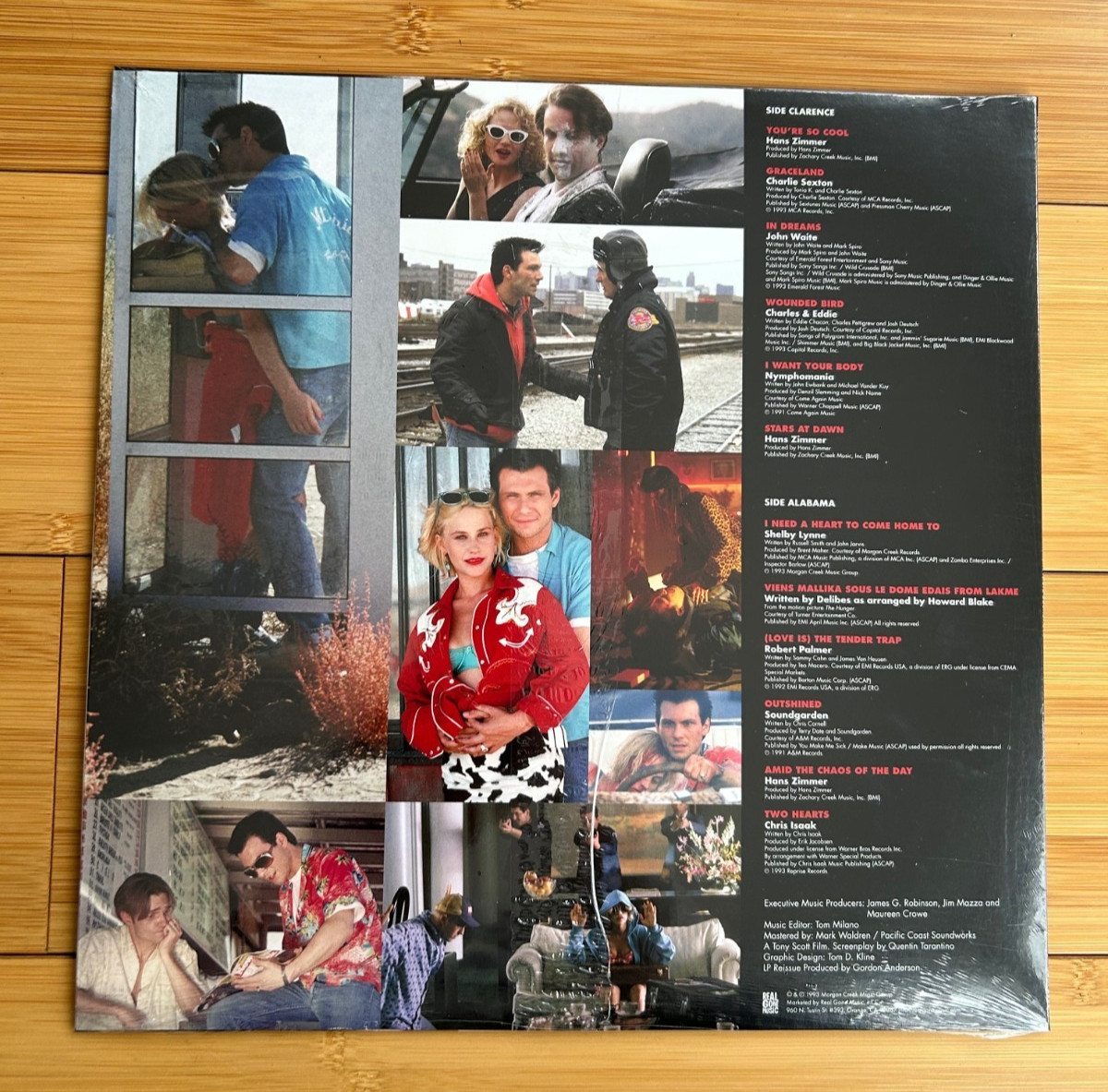 TRUE ROMANCE ~LTD EDTN Re-Issue (Motion Picture Soundtrack) Turquoise Vinyl NEW