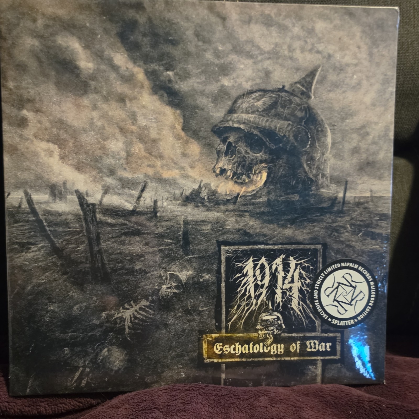 1914 Eschatology of War Splatter Vinyl LP Napalm Records NPR1006VINYLSGB