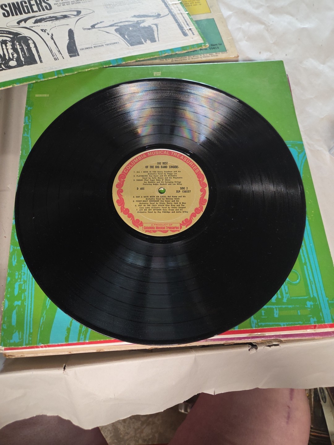 The Best Of The Big Band Singers Record Album Vinyl Various Artists GOOD