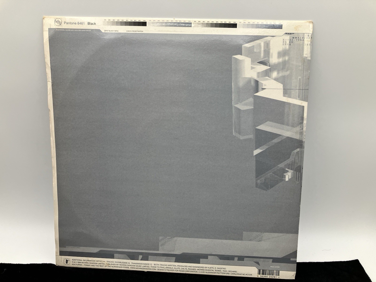 K – Invisible / Transmission Audio Couture 45 RPM Pantone 8481 1999