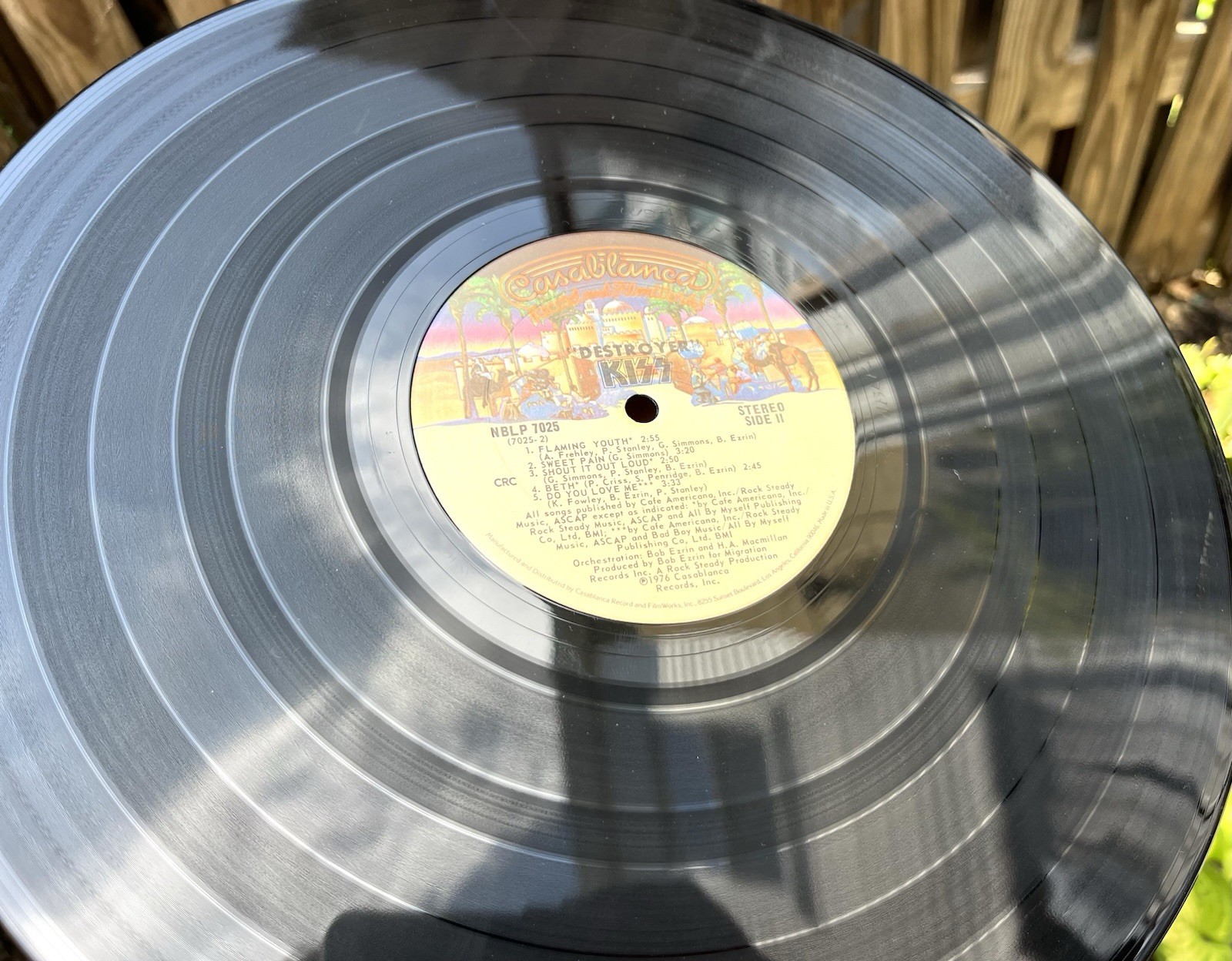 Kiss Destroyer Vinyl Record Album LP 1976 Repress EX NICE
