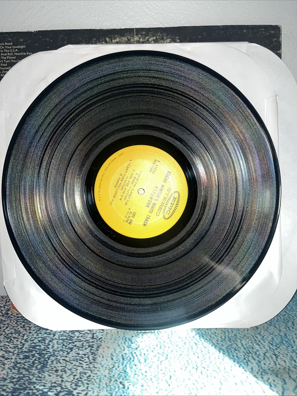 EDGAR WINTER’S WHITE TRASH – Roadwork (Epic KEG 31249, 1972) Misprint VG+