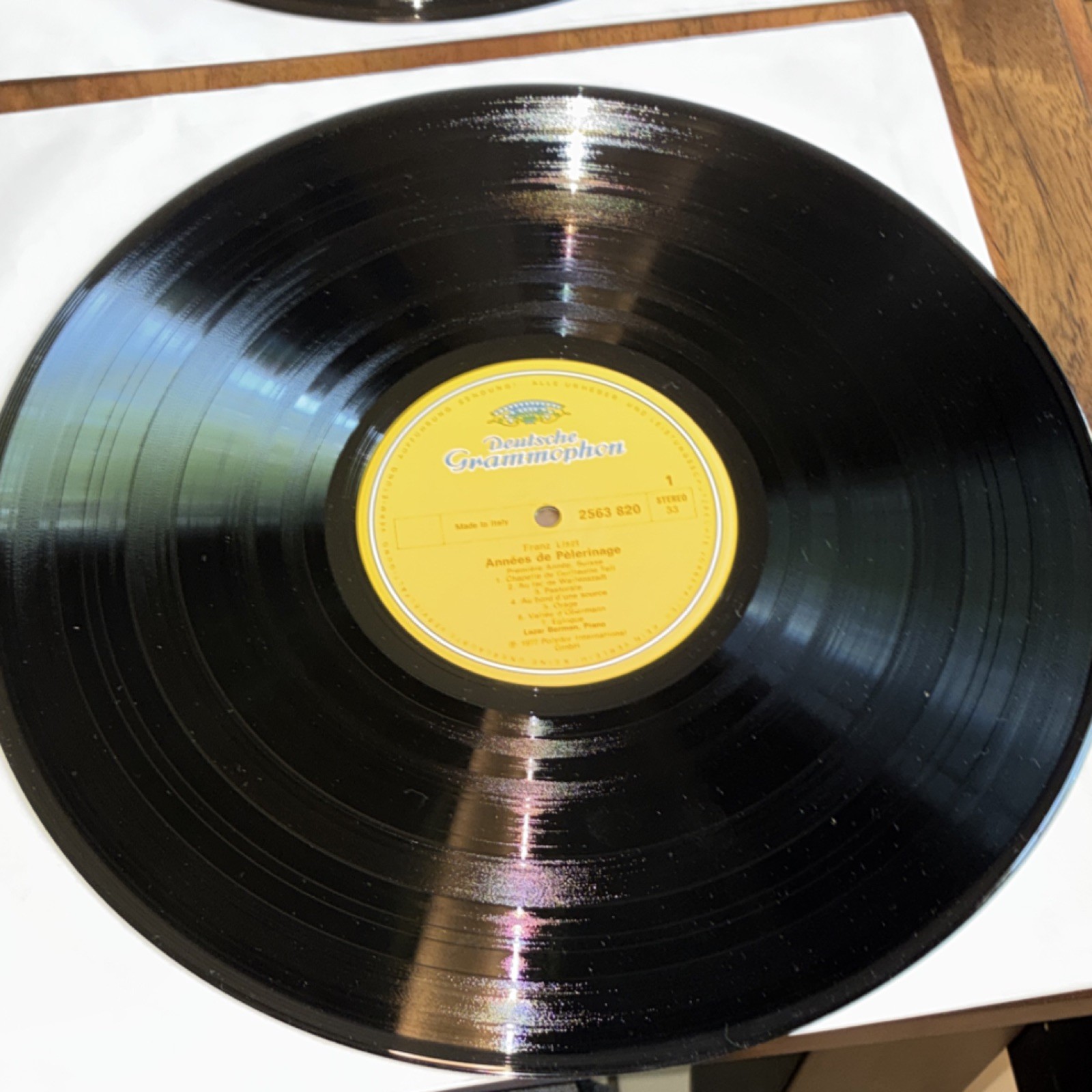 deutsche grammophon franz liszt années de pèlerinage lazar berman lp