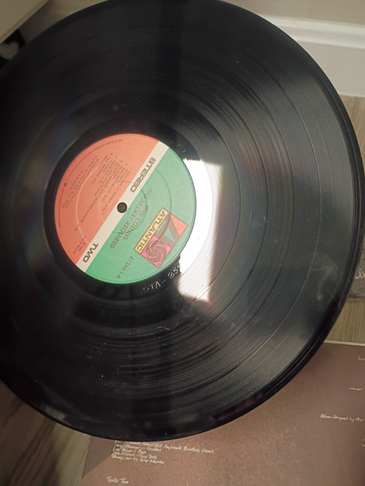 Phil Collins No Jacket Required 1985 Vinyl Record Album Shrink Hype Stickers