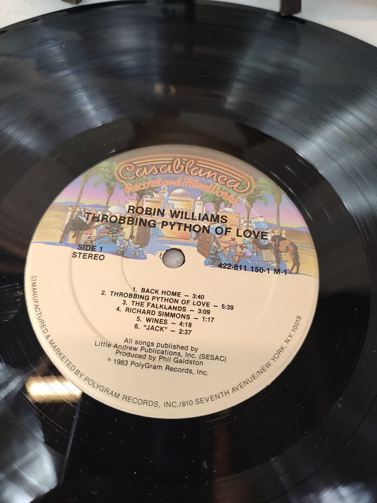 Robin Williams – Throbbing Python of Love (1983 Original LP) – Excellent Vinyl
