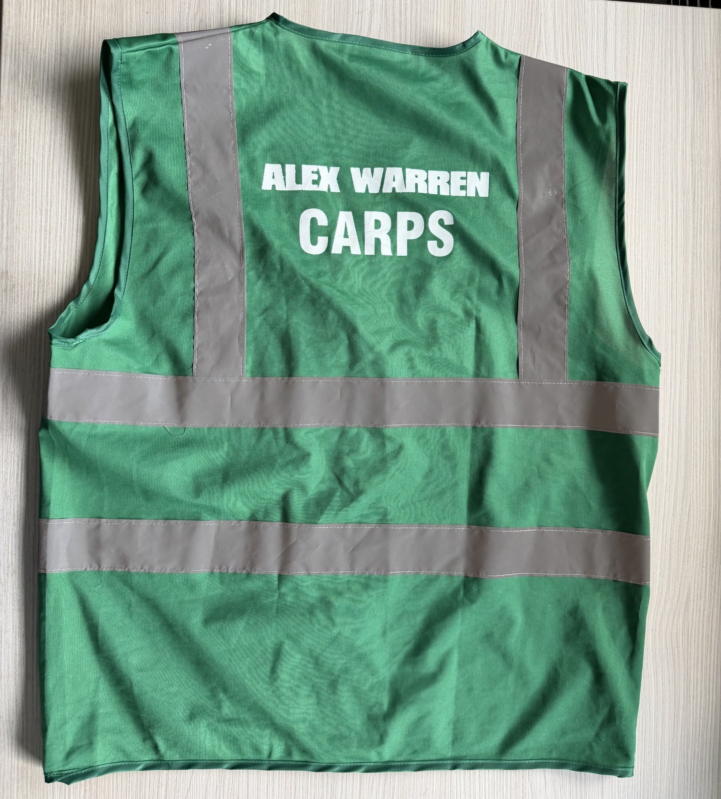Alex Warren setlist timesheet crewsheet passsheet backstage access vest