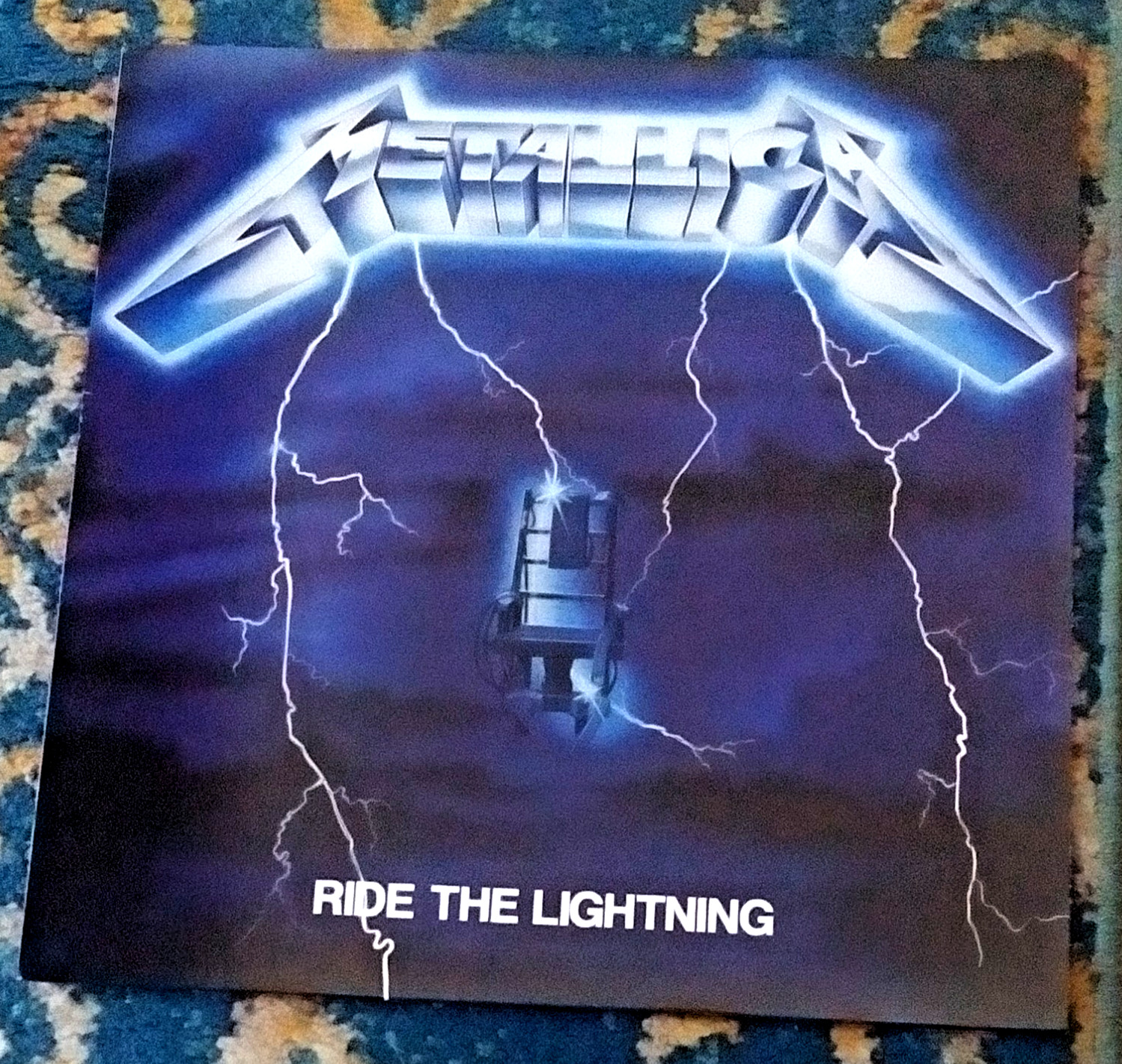 RIDE THE LIGHTNING / METALLICA 2016 BLACKENED LP BLCKND004R-1 w/Insert 180g
