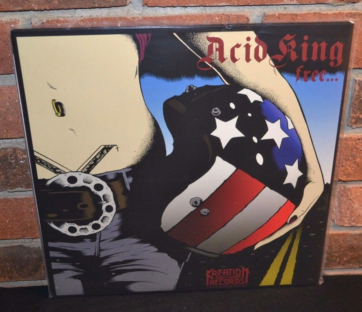 ACID KING – Free Down With The Crown, Limited RED COLORED VINYL LP Gatefold New!