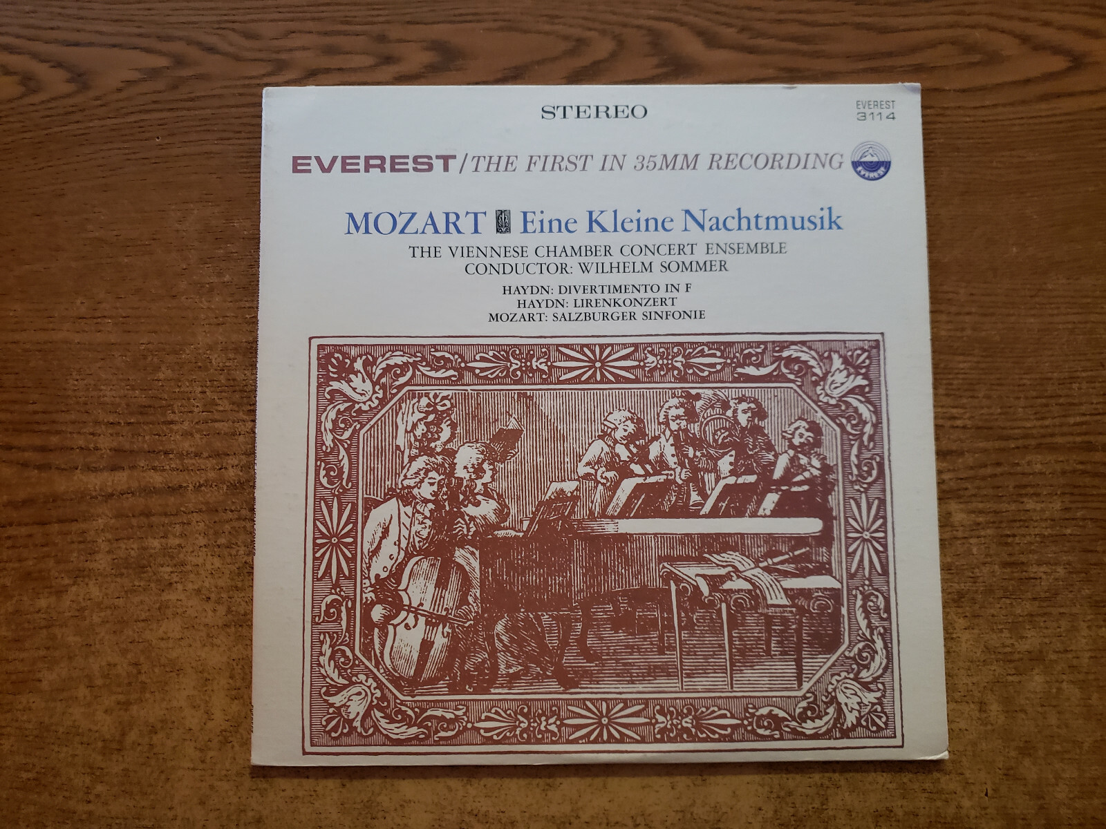 1970S MINT-EXC Mozart -Eine Kleine Nachtmusik, Salzburger Sinfonie 3114 LP33