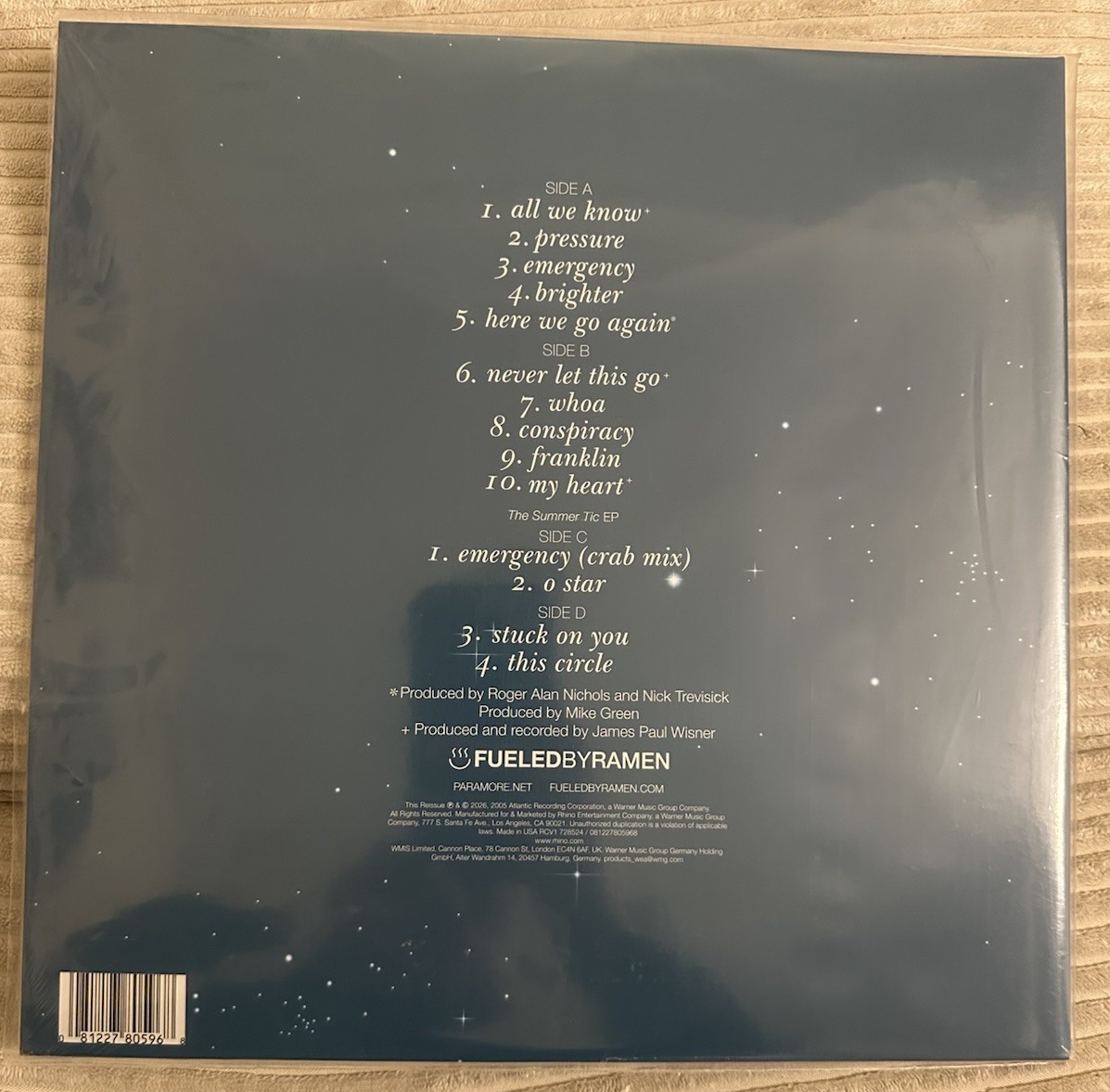 Paramore – All We Know Is Falling – 2xLP Deluxe RSD 2026 Red Vinyl Record