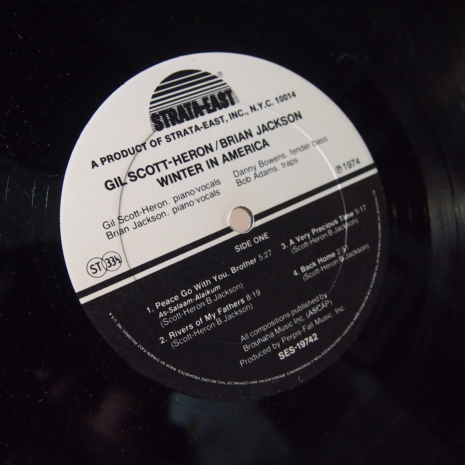 Gil Scott-Heron / Brian Jackson – Winter in America 1974 LP VINYL ALBUM JAZZ