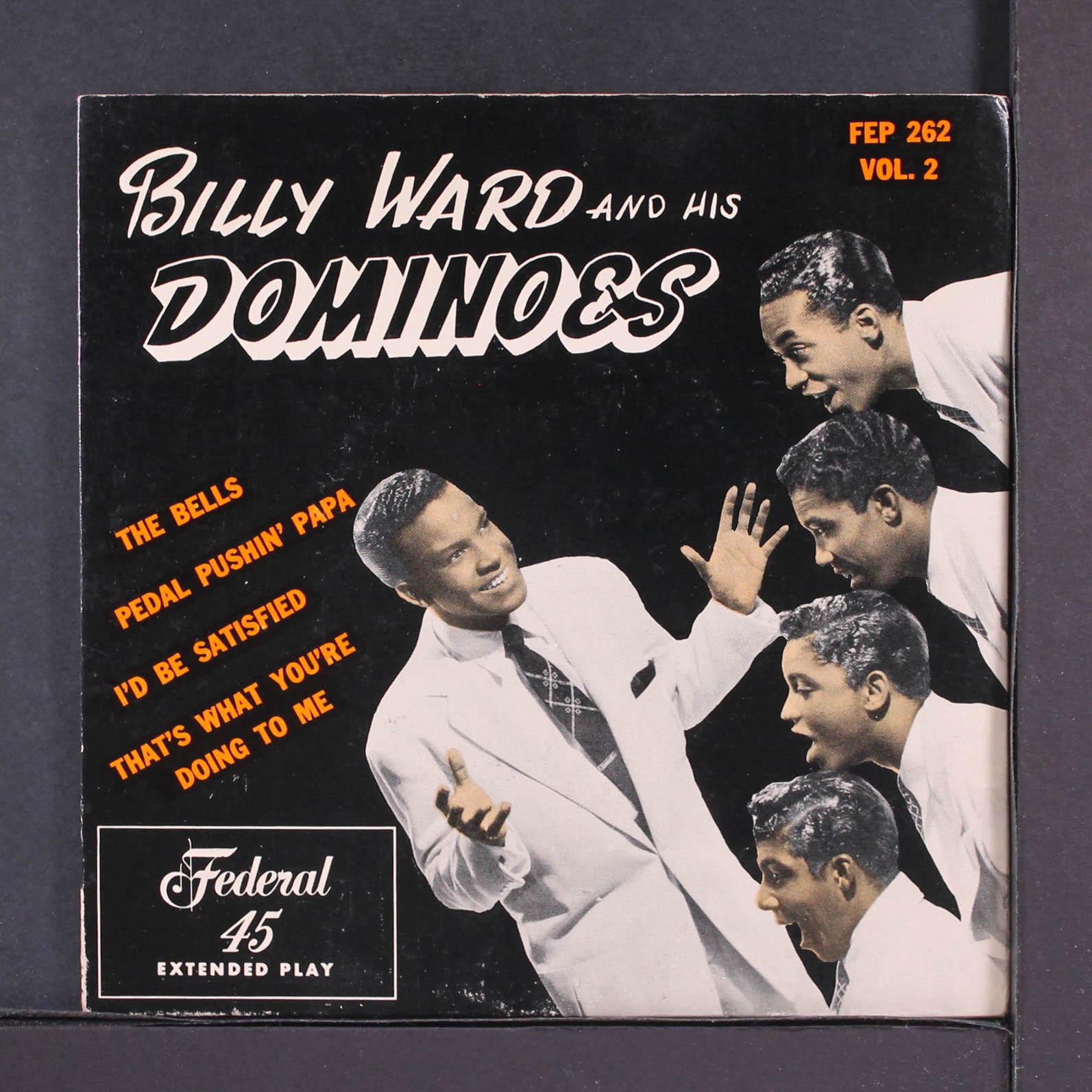 BILLY WARD & DOMINOES: billy ward & his dominoes, vol. 2 FEDERAL 7″ EP 45 RPM