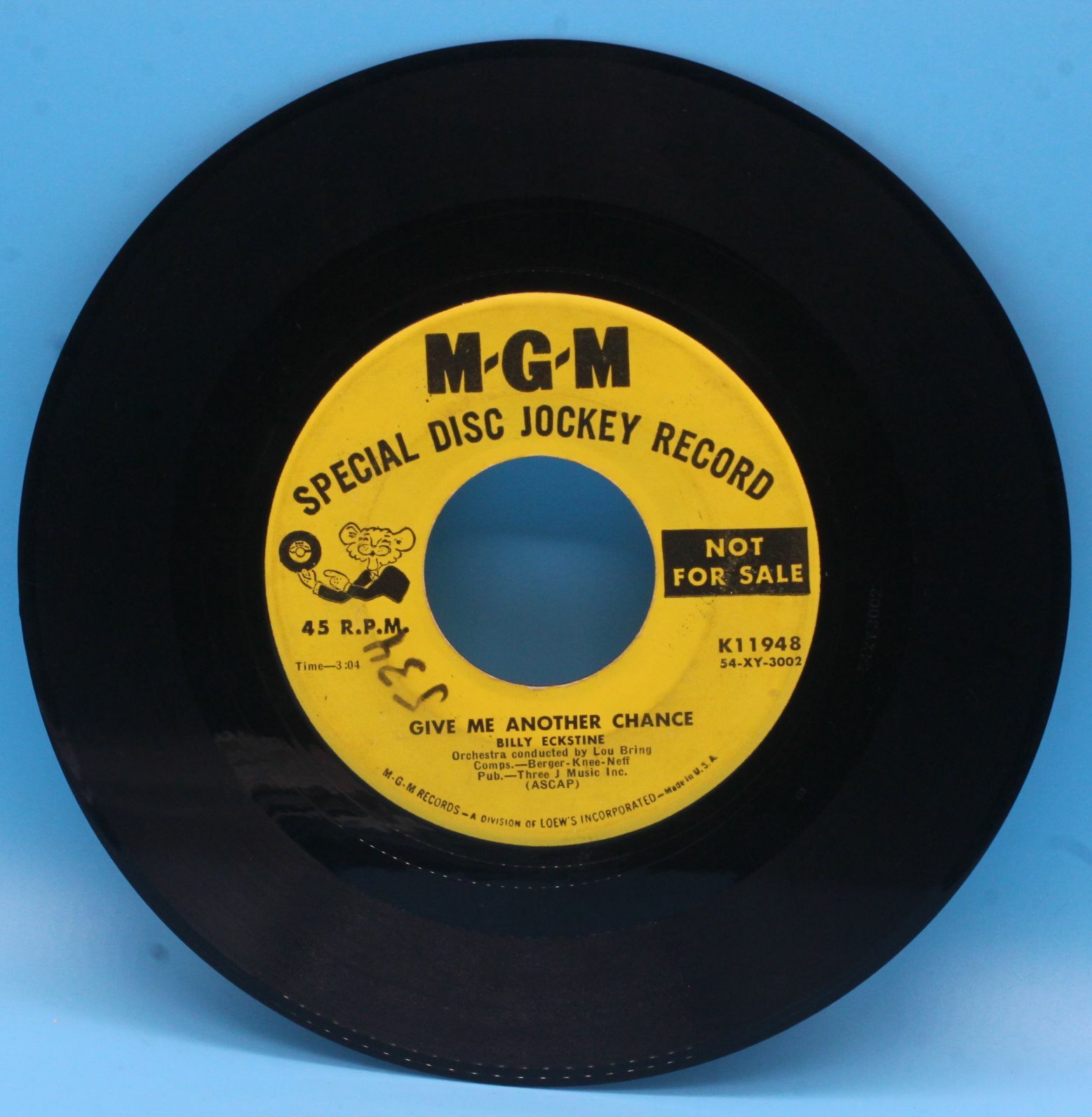 Billy Eckstine – Give Me Another Chance & More Than You Know – MGM 45 RPM 1955