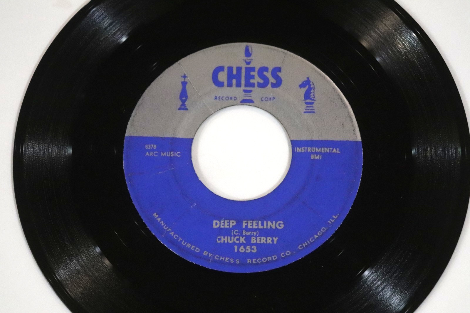 CHUCK BERRY 45 School Day / Deep Feeling CHESS 1653 R&B Rock Northern Soul 1957