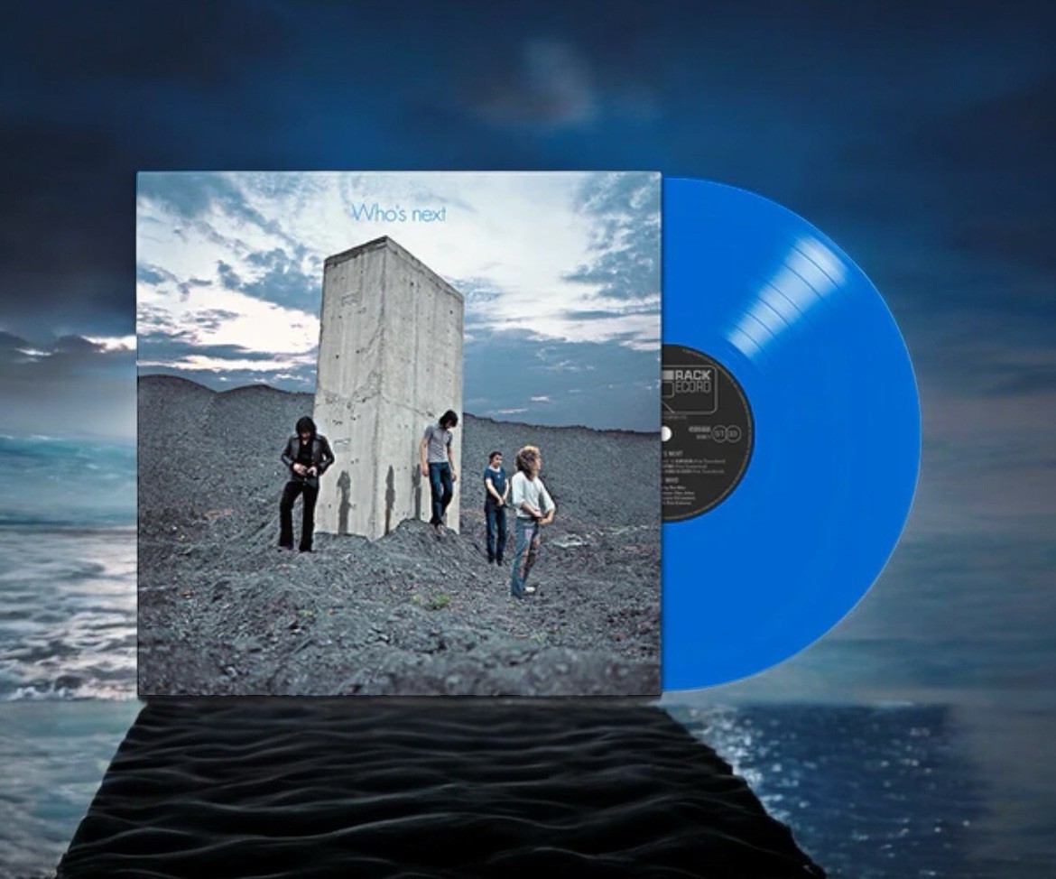 The Who “Who’s Next” Limited Edition Transparent Blue Vinyl Brand New Sealed
