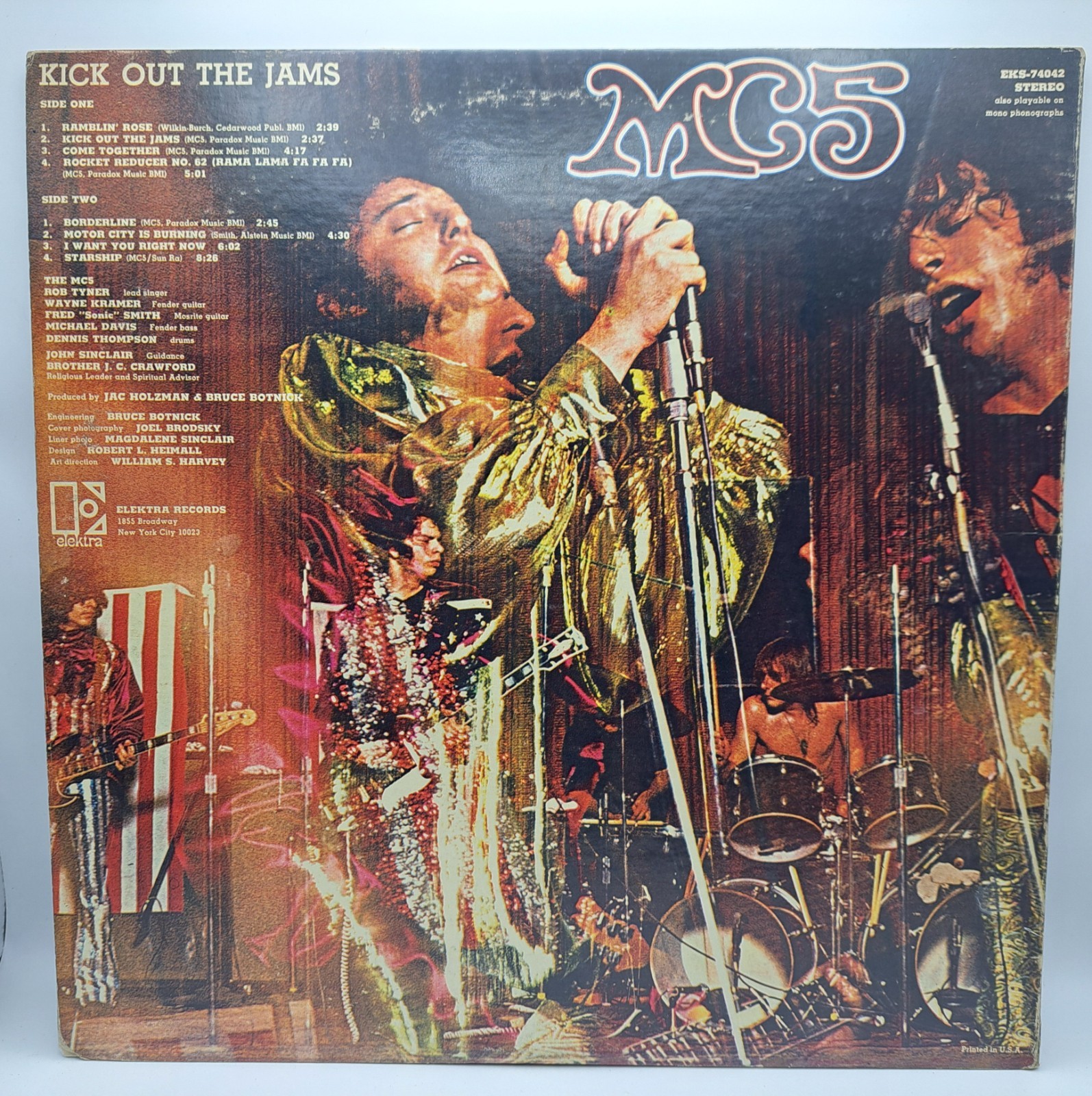 MC5- Kick Out The Jams- Uncensored- 3rd Pressing 1970 – Elektra Butterfly Label
