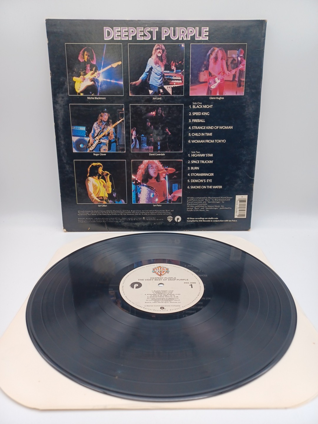 Dwwpest Purple: The Very Best Of Deep Purple Vinyl Record LP PRK 3486