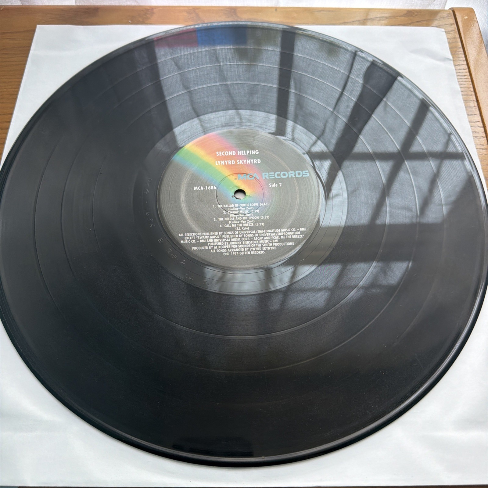 Lynyrd Skynyrd LP “Second Helping” 1st Press Sounds of the South MCA 413 VG++