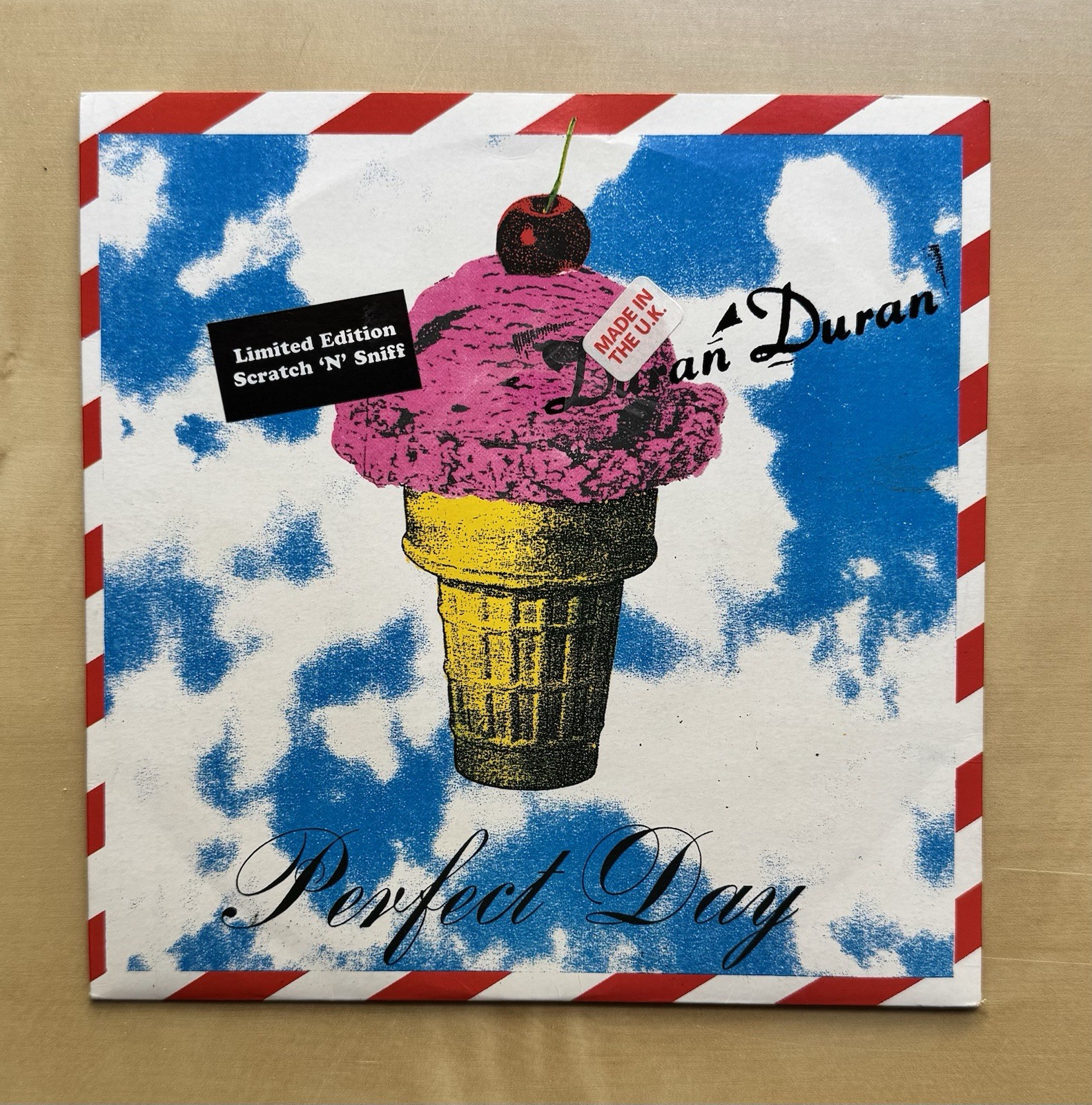 Duran Duran Perfect Day 7” Perfect Day UK Limited Edition Scratch ‘N’ Sniff